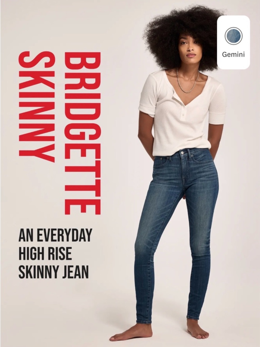Lucky Brand Bridgette Skinny High-Rise Jeans